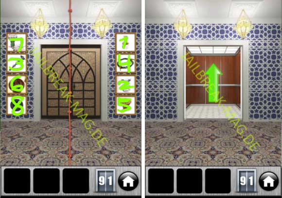 100 Doors 2013 Level 91 Lösung