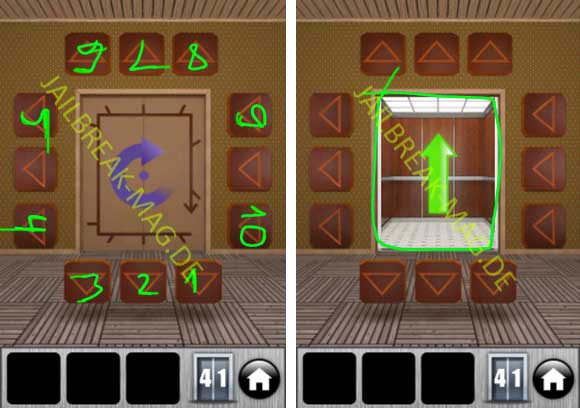 100 Doors Runaway Level 41 Lösung