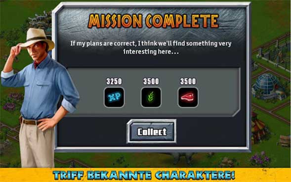 Missionen und Aufgaben in der Spiele App
