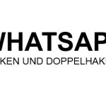 Haken und Doppelhaken in WhatsApp