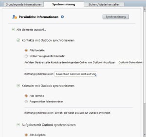 Outlook mit Samsung Galaxy S5 synchronisieren