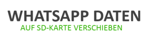 So kannst Du WhatsApp Daten auf SD-Karte speichern