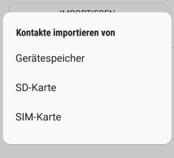 Öffne meine kontakte