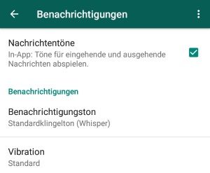 WhatsApp komplett stummschalten