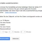 Android Kontakte verschwinden