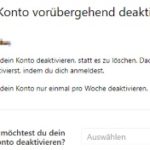 Instagram deaktivierten Account wiederherstellen