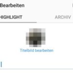 Story Highlight Cover erstellen