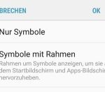 Rahmen um Apps entfernen