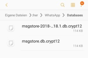 WhatsApp Backup wiederherstellen ohne Cloud