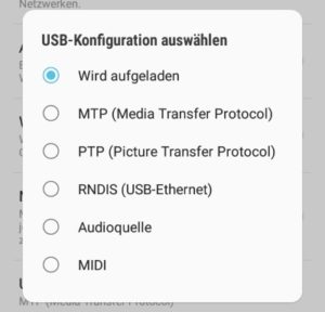 PC erkennt Handy nur zum laden