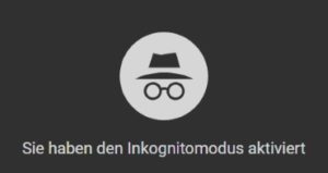 Inkognito Tabs wiederherstellen