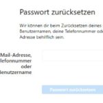 Instagram Benutzername vergessen