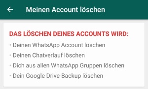 Idates app account löschen