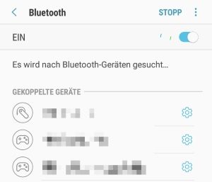 Android Bluetooth Akkustand anzeigen
