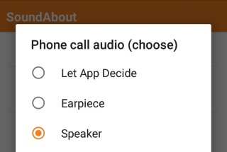 Handy Anrufe immer über Lautsprecher
