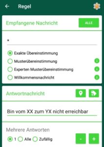WhatsApp Abwesenheitsnotiz einrichten