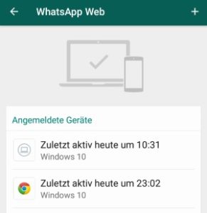 WhatsApp Web unbemerkt mitlesen