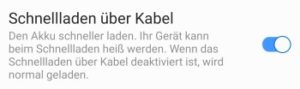 Galaxy S10 Schnellladen geht nicht